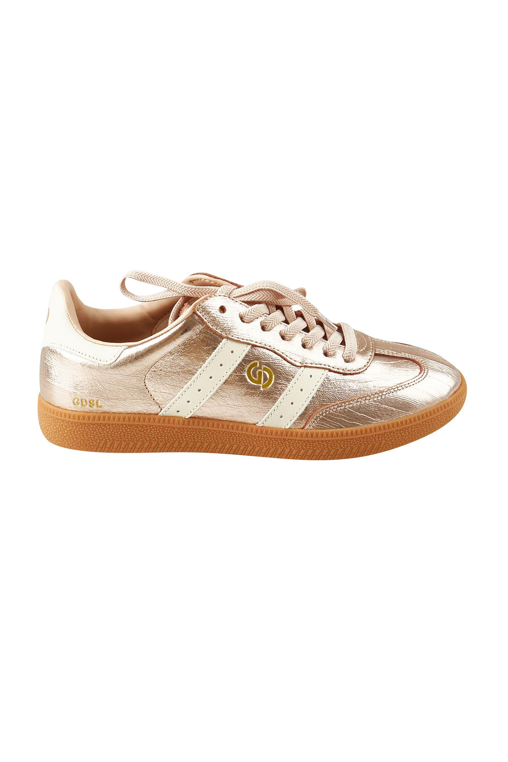 Goodsole Parallel Rose Gold Metallic Sneakers