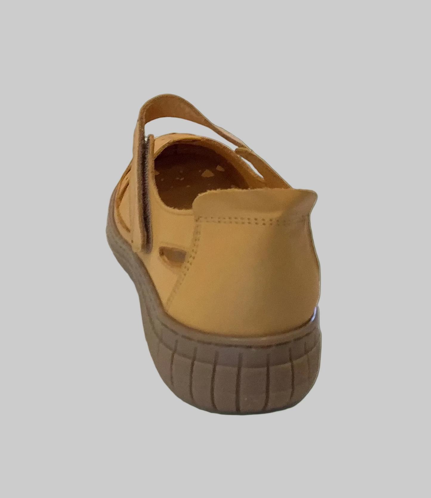 Cabello Rise Mary Jane Leather Flats - Mustard