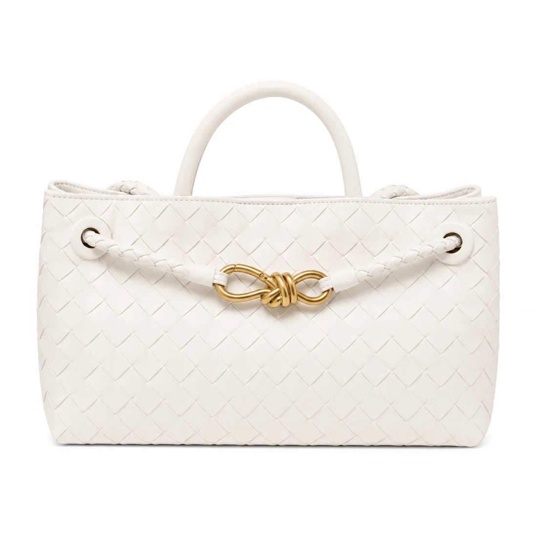 L'ORA D'ORO
LACEY Long Weave Bag, White