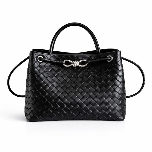 L'ORA D'ORO
PL Black Leather *Silver Hardware*
