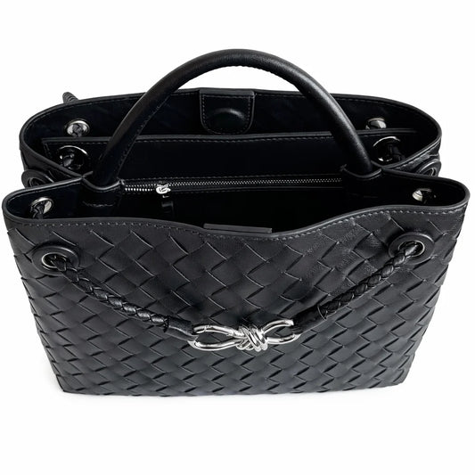 L'ORA D'ORO
PL Black Leather *Silver Hardware*