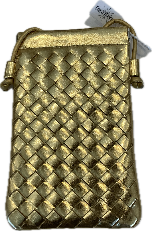 L'ORA D'ORO
CALL ME Leather Weaved Crossbody Bag,