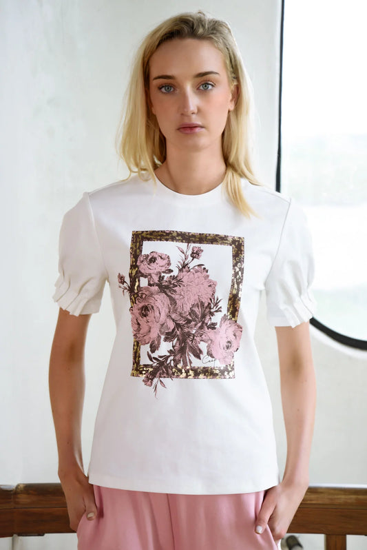 Coop by Trelise Cooper FOIL & FLOURISH T-Shirt White
