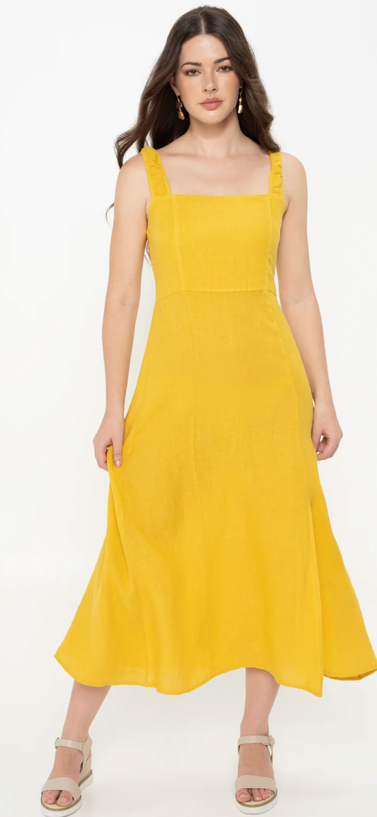 Elizabeth Scott Melina Dress in Tuscan Sun