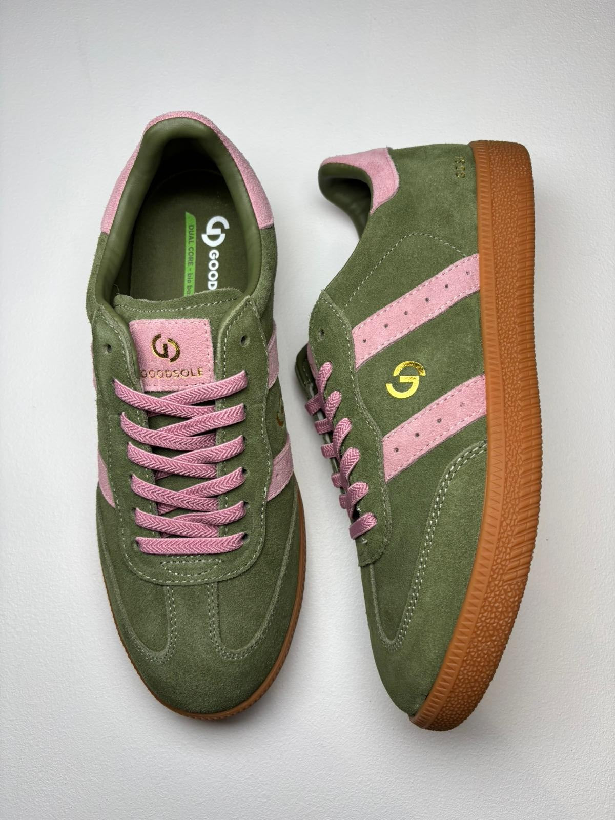 Goodsole Parallel Sage & Pink Sneaker