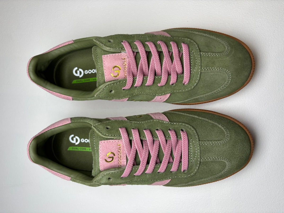 Goodsole Parallel Sage & Pink Sneaker