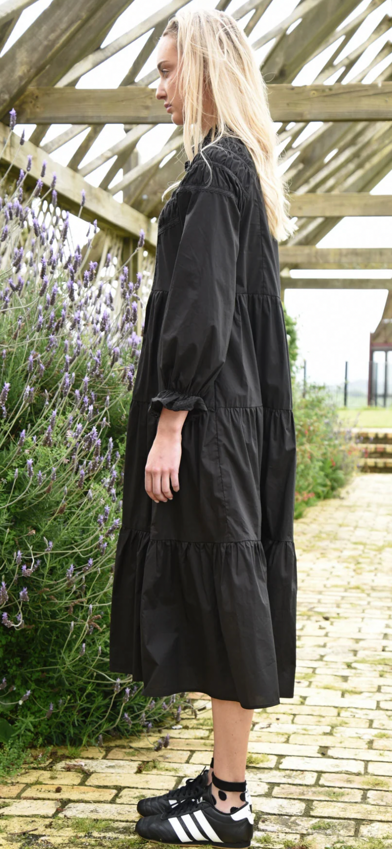 Trelise Cooper Just a Trace of Lace Dress Black or Maroon