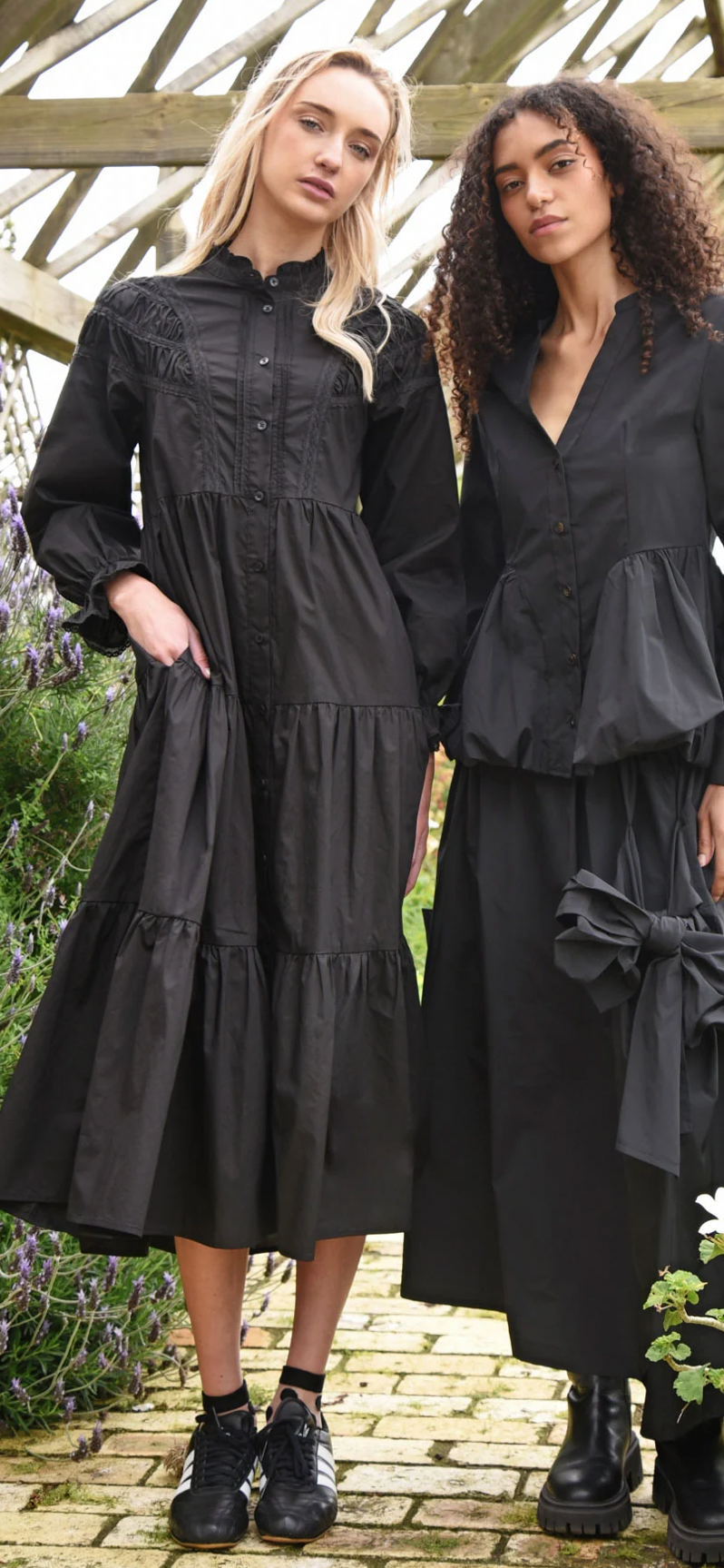 Trelise Cooper Just a Trace of Lace Dress Black or Maroon