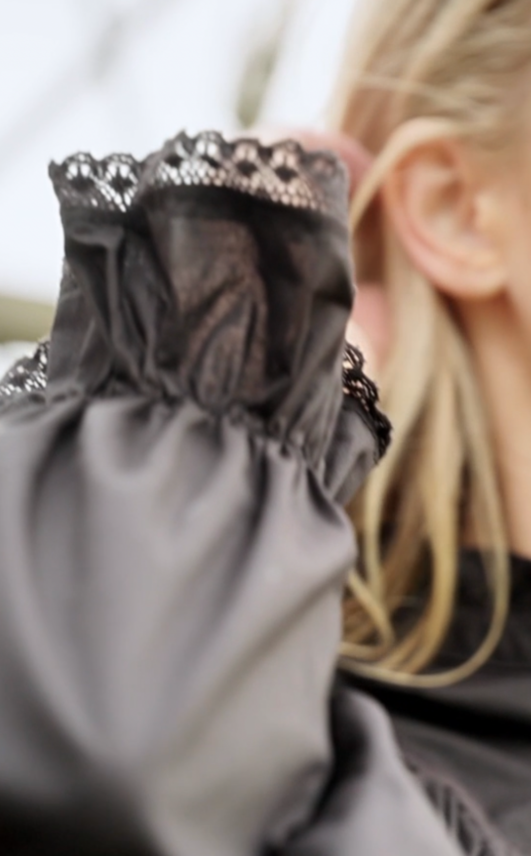 Trelise Cooper Just a Trace of Lace Dress Black or Maroon