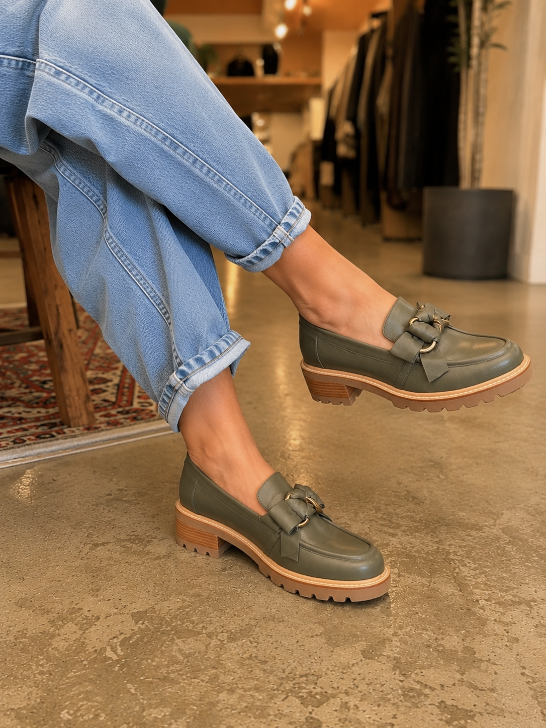 Bresley Dobbie Forrest Leather Loafers
