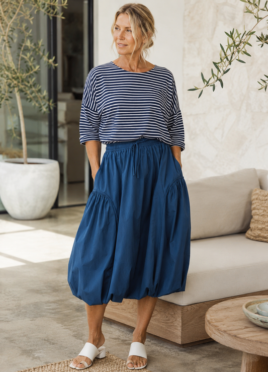 Zaket & Plover Balloon Skirt Ocean