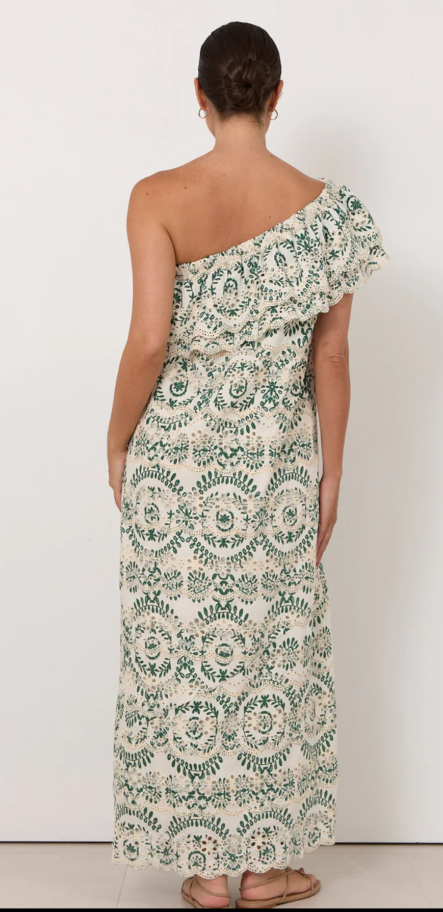 Adorne Pippa One Shoulder Embroidered Dress