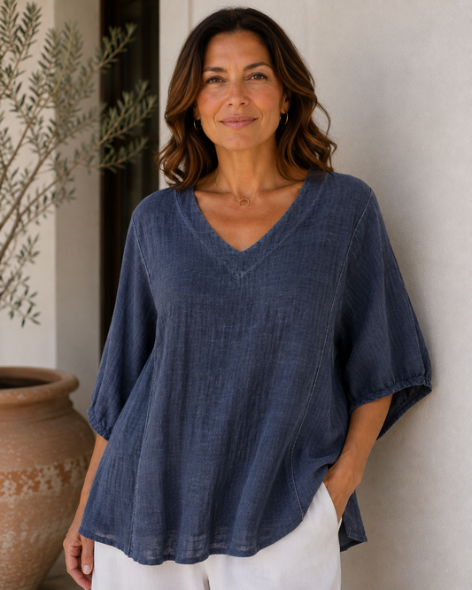 La Strada Gucci Blouse Navy LST26-130S
