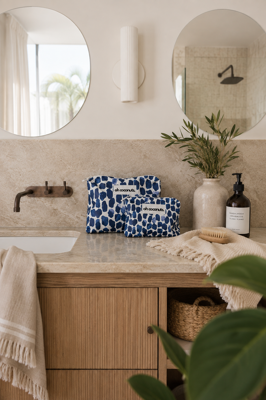 Oh Coconut Bold and Bluetiful Pouch - Large