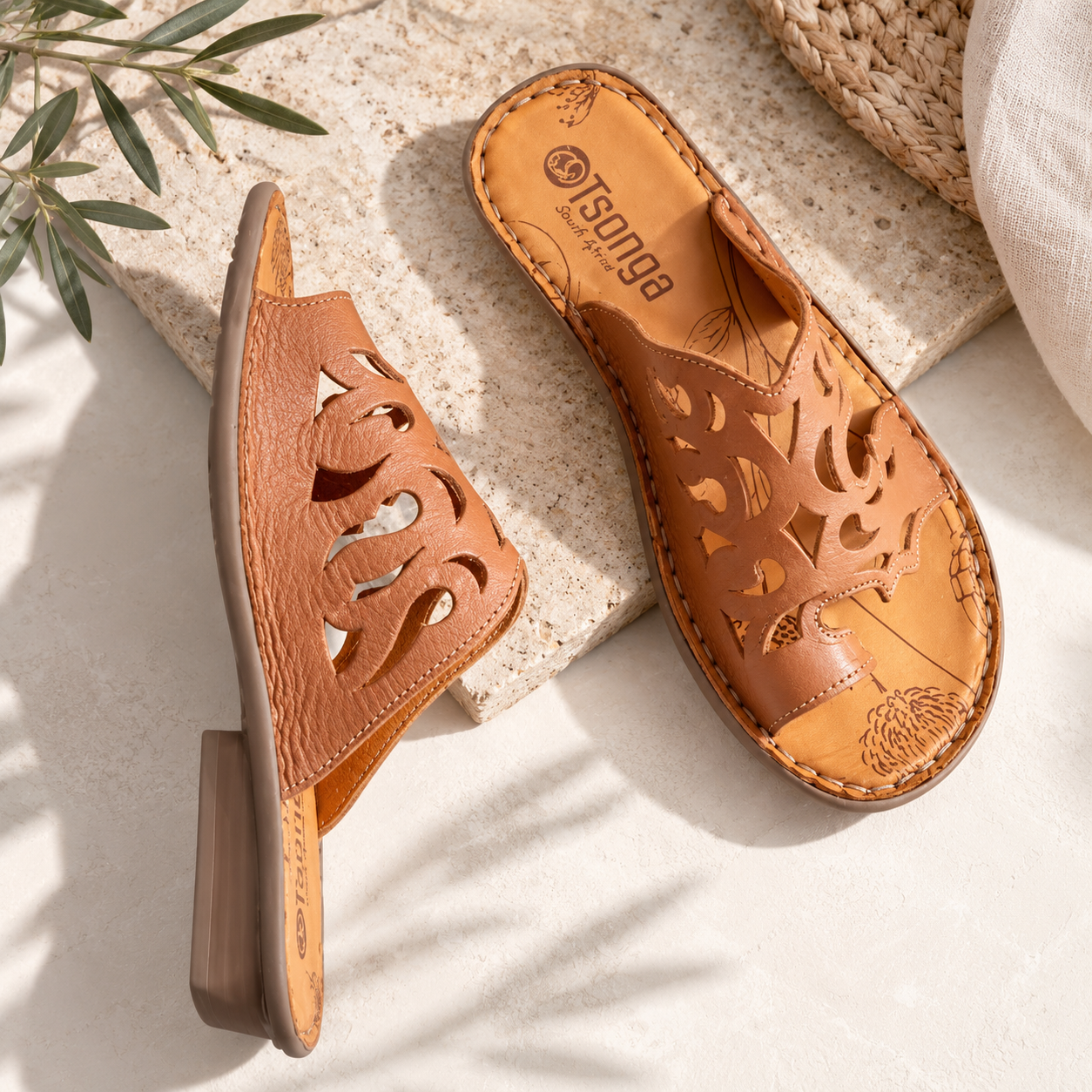 Tsonga Isivina Hazel Relaxa Slides