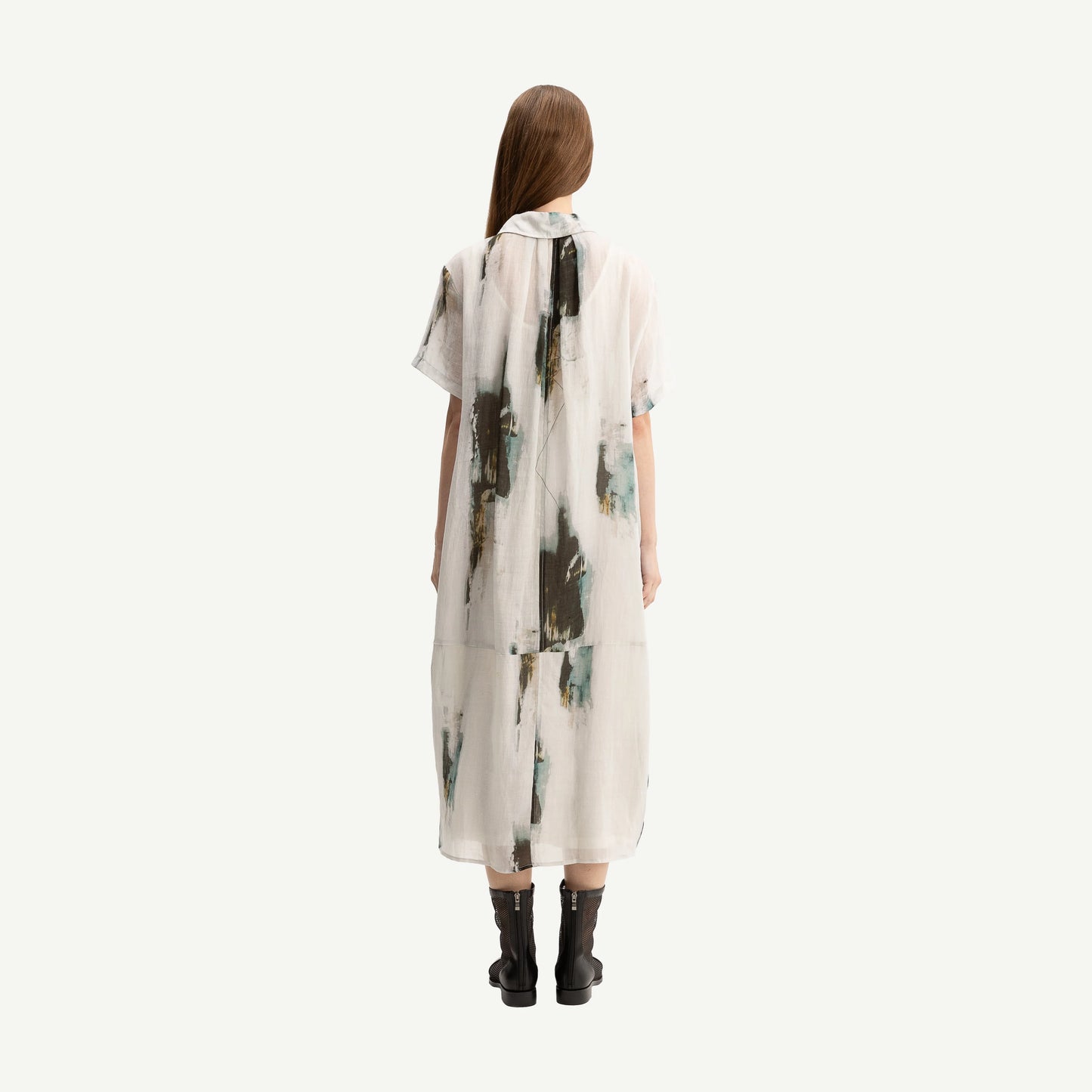 Bone & Aarrow Marlie Printed Shirt Dress