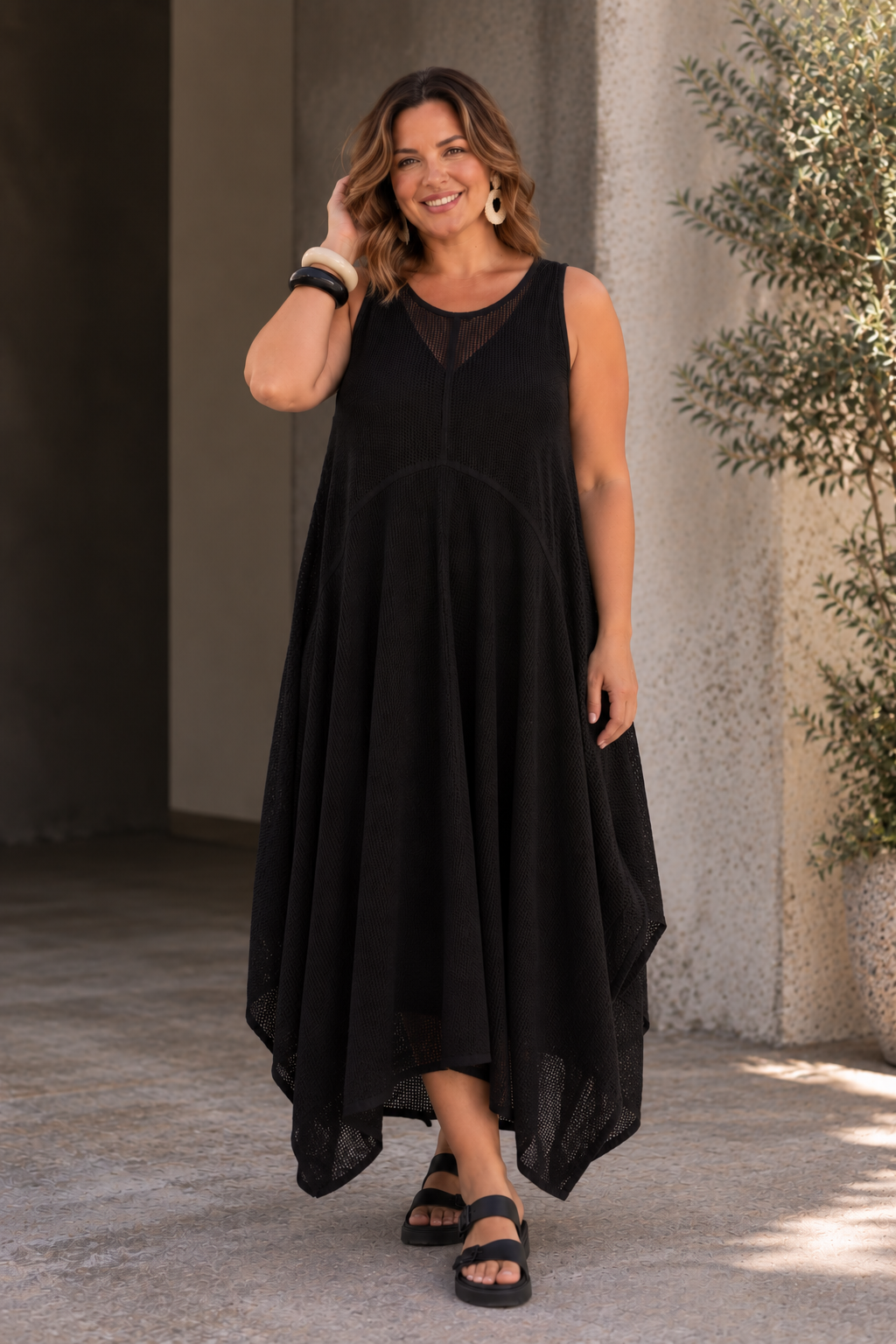 Bone & Arrow Gabriel Dress in Black