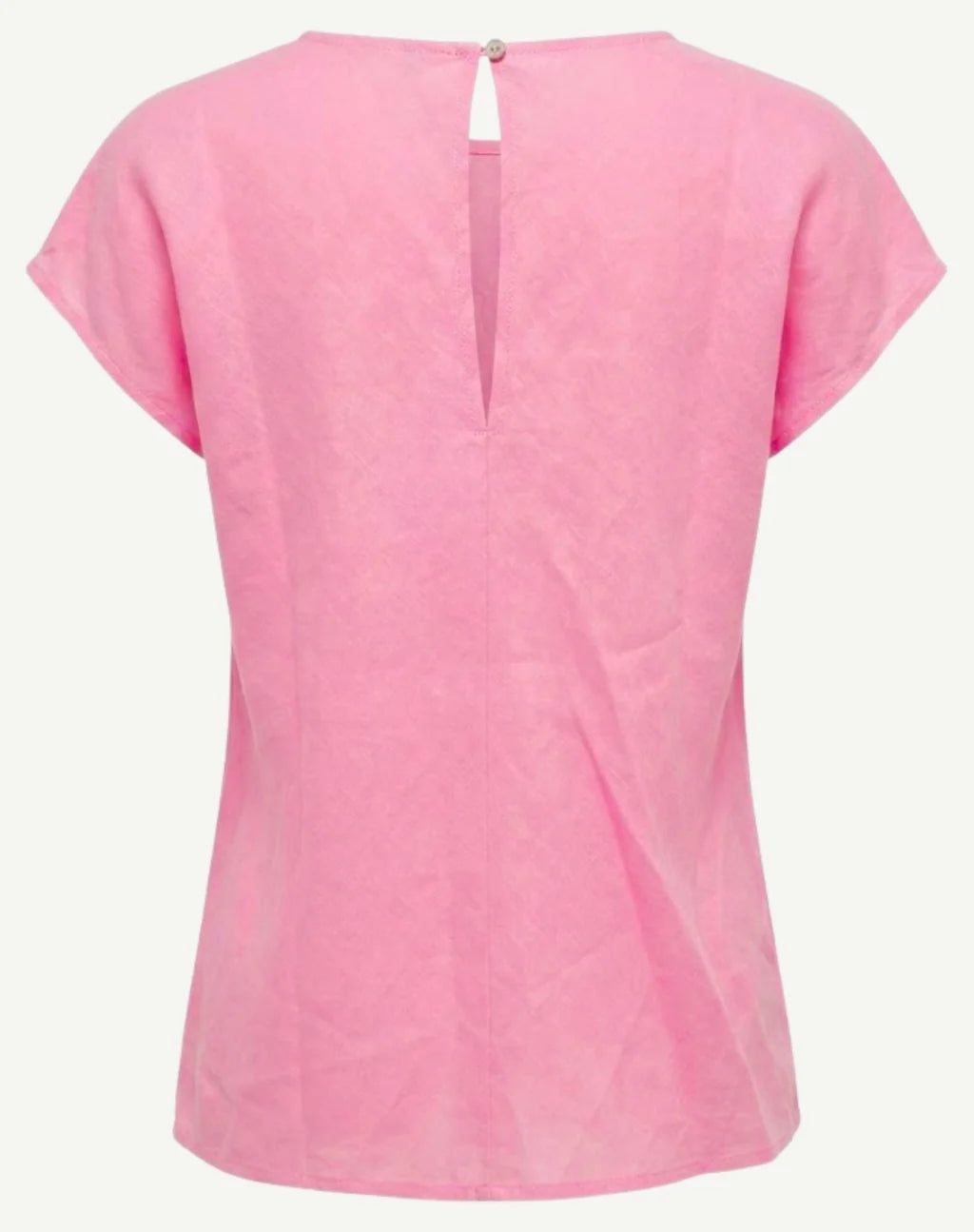 Corfu Sakkura Pleat Detail Linen Top