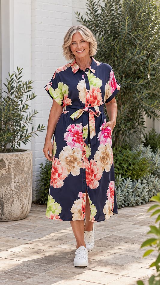 Boho Banderra Midi Dress