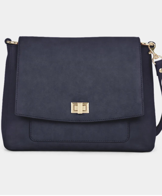 GABEE - Meranda leather flap shoulder bag