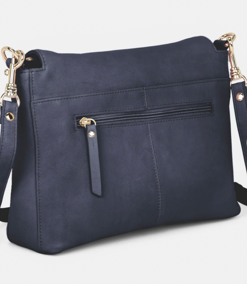 GABEE - Meranda leather flap shoulder bag