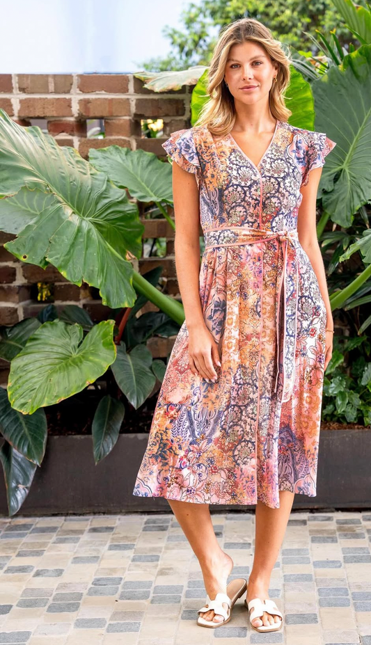 Boho-The Aayan Midi Chiffon