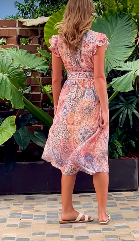 Boho-The Aayan Midi Chiffon