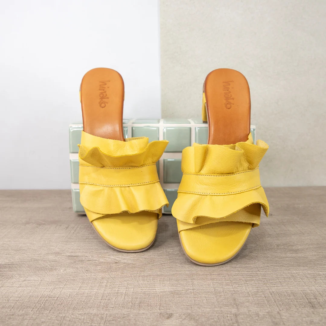 Hinako Dixie Yellow Heels