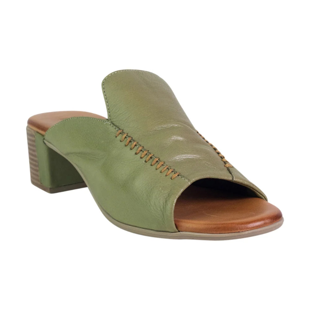 Hinako Dobby Khaki Heels