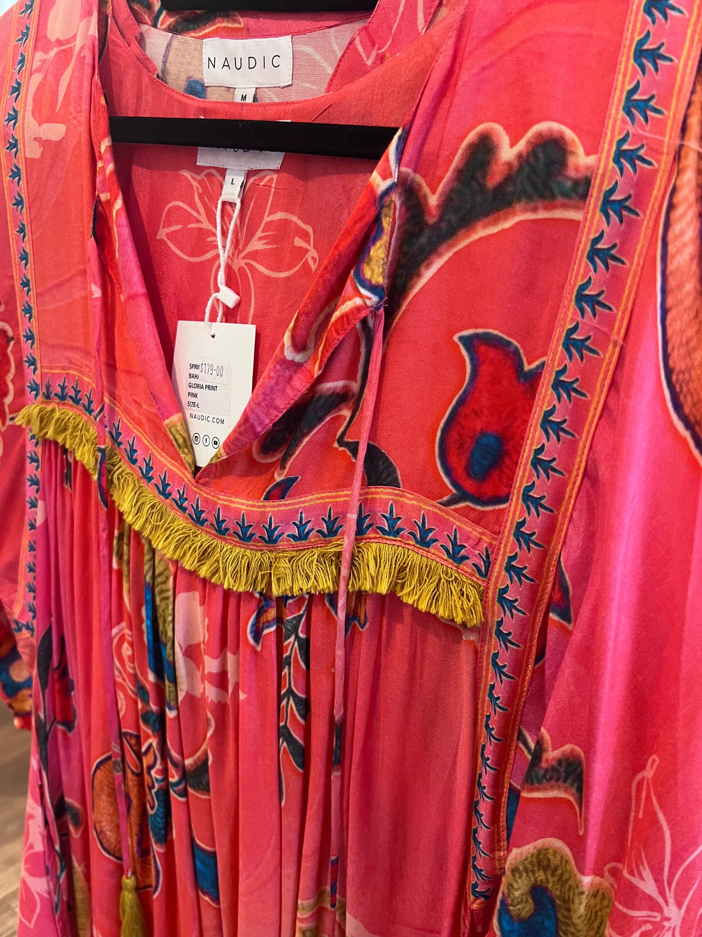 Naudic Maxi Dress  Gloria Pink