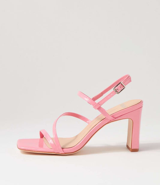 Mollini Fayee Pink Patent Leather Heels